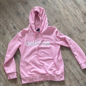 Pink adidas hoodie
